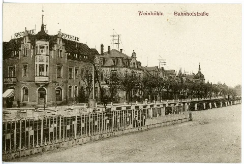 20441 Weinböhla 1917 Bahnhofstraße Brück & Sohn Kunstverlag