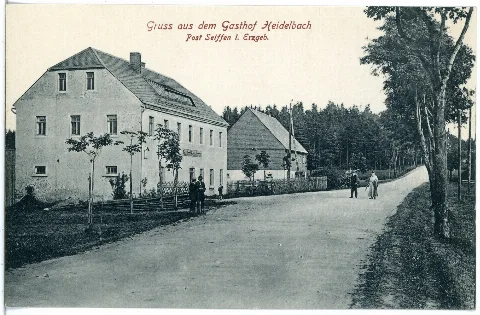 21107 Heidelbach 1919 Gasthof Brück & Sohn Kunstverlag