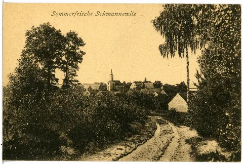 21520 Schmannewitz 1920 Blick Auf Schmannewitz Brück & Sohn Kunstverlag