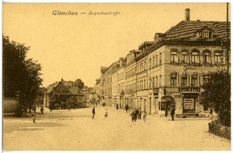 21907 Glauchau 1921 Augustusstraße Brück & Sohn Kunstverlag