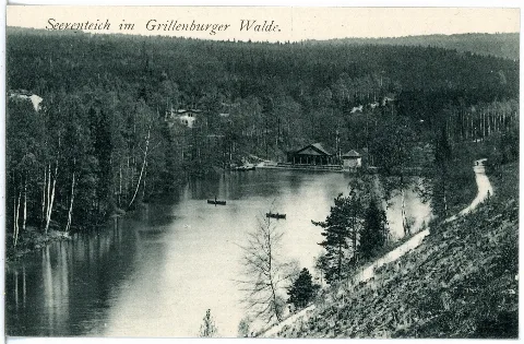 22190 Grillenburg 1923 Seerenteich Im Grillenburger Wald Brück & Sohn Kunstverlag