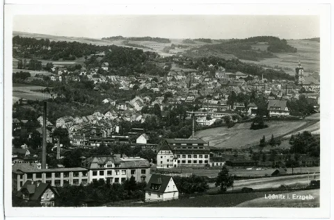 24805 Lößnitz 1929 Blick Auf Lößnitz Brück & Sohn Kunstverlag