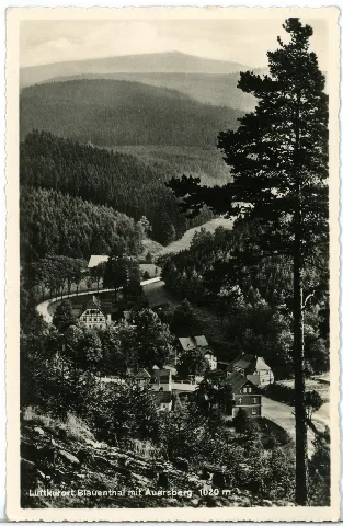 25244 Blauenthal 1930 Blick Auf Blauenthal Und Den Auersberg Brück & Sohn Kunstverlag