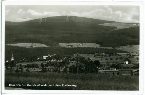 26836 Johanngeorgenstadt 1936 Blick Von Der Grenzlandbaude Nach Dem Plattenberg Brück & Sohn Kunstverlag