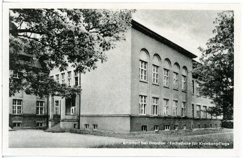 28834 Arnsdorf 1955 Fachschule Für Krankenpflege Brück & Sohn Kunstverlag