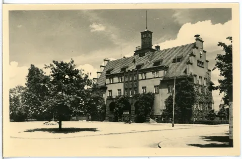 28870 Gröditz 1955 Rathaus Brück & Sohn Kunstverlag