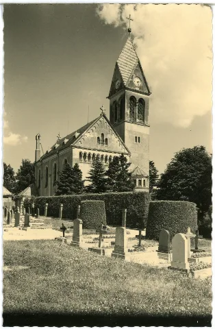 28892 Bretnig 1955 Evangelische Kirche Brück & Sohn Kunstverlag