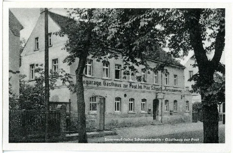 29030 Schmannewitz 1955 Gasthof Zur Post Brück & Sohn Kunstverlag