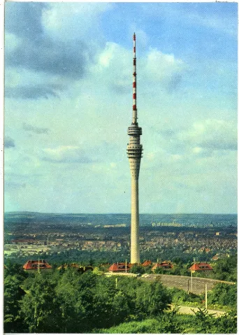 29985 Dresden 1971 72 Fernsehturm Brück & Sohn Kunstverlag