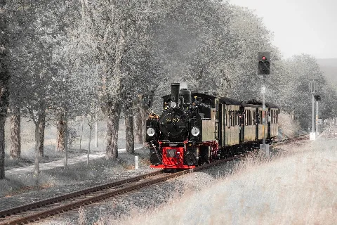 99 5901 Verlässt Bahnhof Nordhausen Krimderode