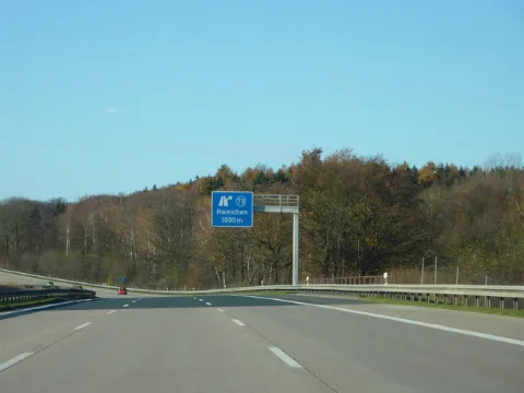 A4 (E 40) Bei Frankenberg Sachsen Geo.hlipp.de 6698