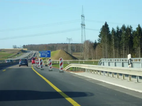 A4 (E40) Bei Limbach Oberfrohna Geo.hlipp.de 6743