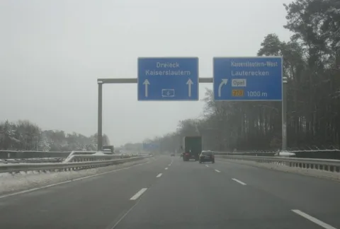 A6 Kreuz 15, Kaiserslautern West (1000M) Geo.hlipp.de 25827