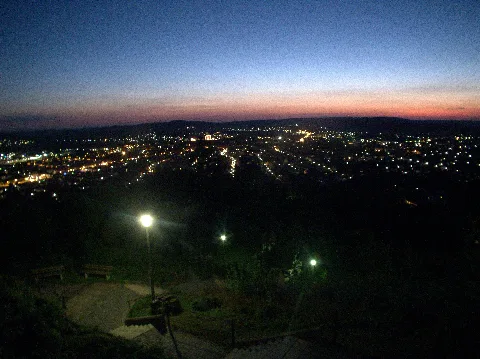 Abend Über Neumarkt Blick Vom Mariahilfberg Im August