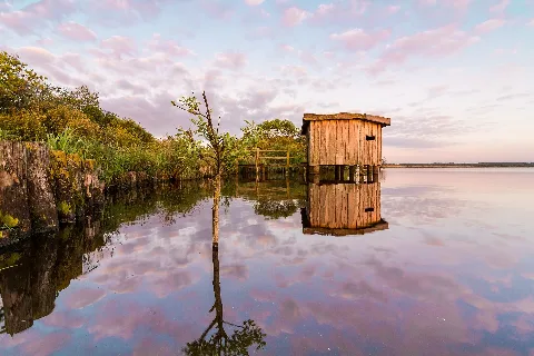 Abendstimmung Am Hohner See