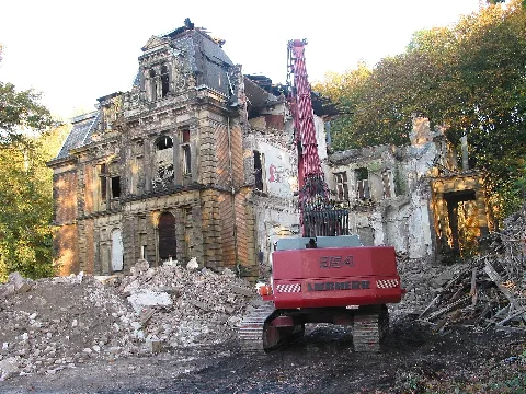 Abriss Villa Neizert, Neuwied, Rasselstein Villa
