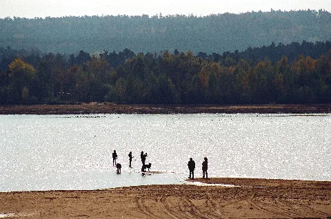 Absberg, Strand Am Kleinen Brombachsee