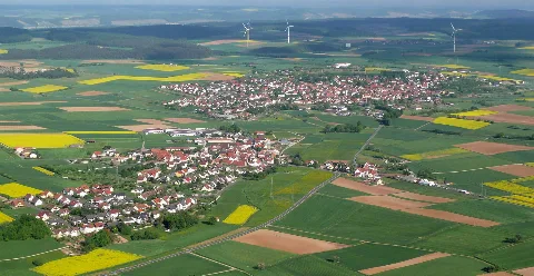 Aerial Hausen Steinfeld P1160862A