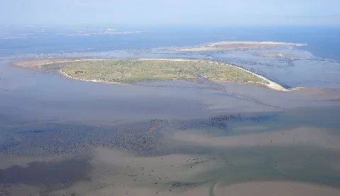 Aerial Image Of Mellum (View From The Southeast)
