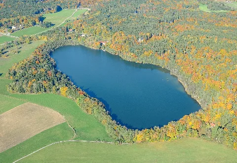 Aerial Image Of Steinsee In Niederseeon (View From The South)