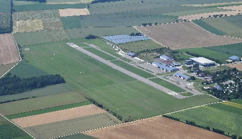 Aerial Image Of The Aalen Heidenheim Elchingen Airfield