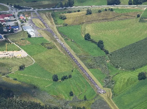 Aerial Image Of The Arnbruck Airfield