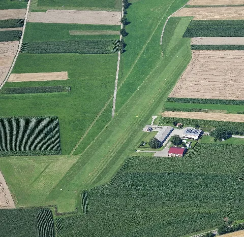 Aerial Image Of The Backnang Heiningen Airfield