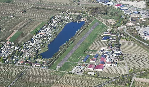 Aerial Image Of The Bad Dürkheim Airfield
