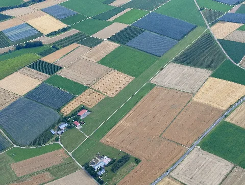 Aerial Image Of The Baumerlenbach Gliding Site
