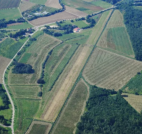 Aerial Image Of The Binningen Airfield