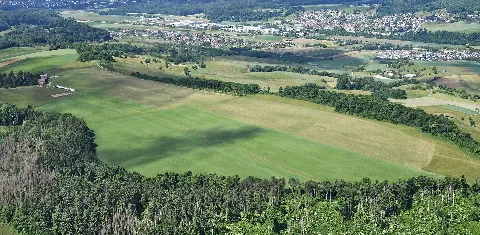 Aerial Image Of The Bohlhof Gliding Site