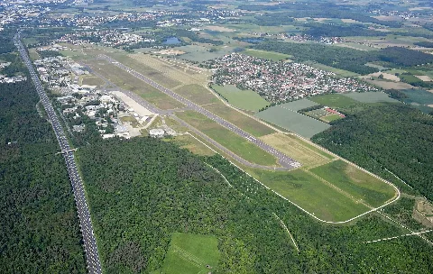 Aerial Image Of The Braunschweig Wolfsburg Airport