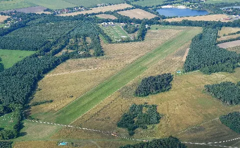 Aerial Image Of The Brockzetel Gliding Site