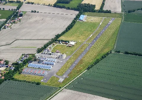Aerial Image Of The Damme Airfield