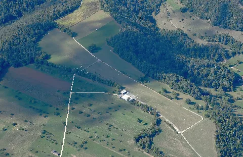 Aerial Image Of The Dittingen Airfield