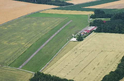 Aerial Image Of The Donzdorf Airfield