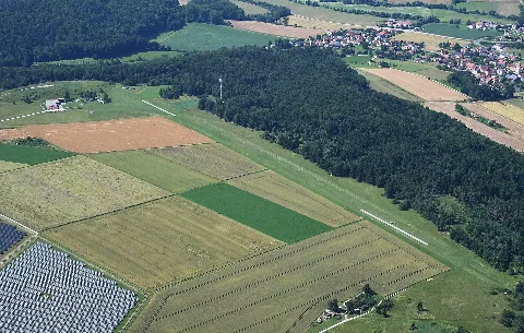 Aerial Image Of The Greding Gliding Site