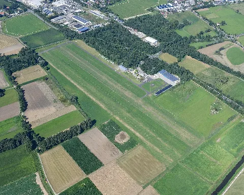 Aerial Image Of The Grefrath Niershorst Airfield