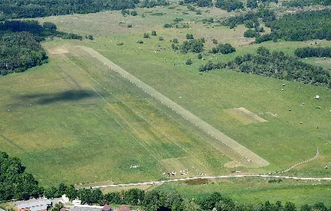 Aerial Image Of The Güstrow Airfield