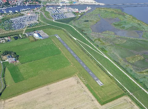 Aerial Image Of The Harle Airfield