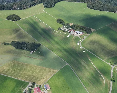 Aerial Image Of The Hütten Hotzenwald Gliding Site