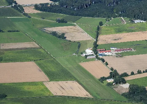 Aerial Image Of The Illertissen Airfield