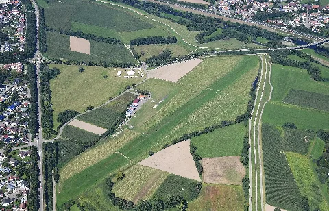 Aerial Image Of The Kehl Sundheim Airfield