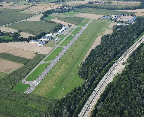 Aerial Image Of The Landshut Airfield