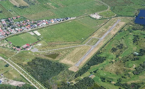 Aerial Image Of The Langeoog Airfield (View From The Southwest)
