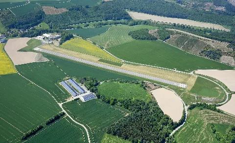Aerial Image Of The Meschede Schüren Airfield