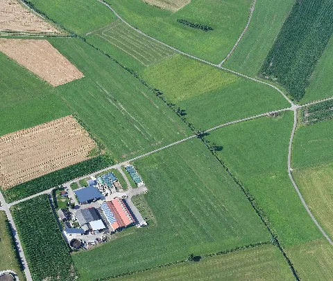 Aerial Image Of The Mittelfischach Airfield