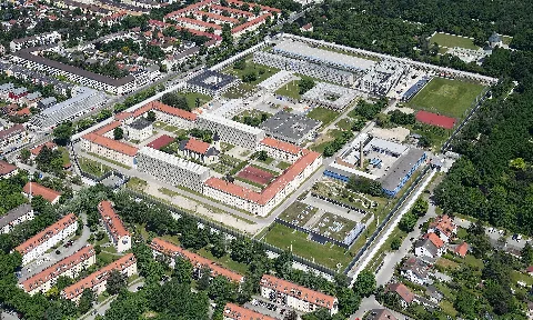 Aerial Image Of The Munich Prison (View From The Southwest)