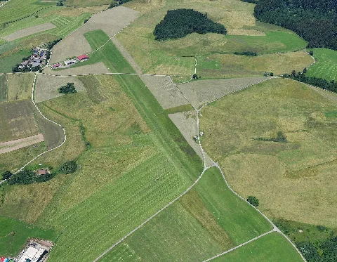 Aerial Image Of The Musbach Gliding Site
