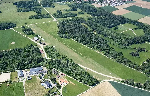 Aerial Image Of The Oberhinkofen Gliding Site